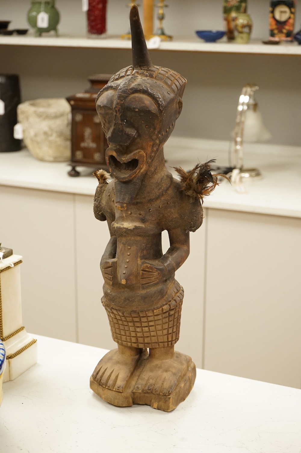 African art - a Songye Nkishi power figure, 62cm